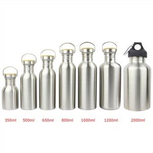 Enostenska steklenica za vodo iz nerjavečega jekla